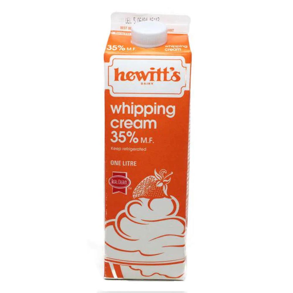 Hewitt's- 35% Cream - 1L Carton