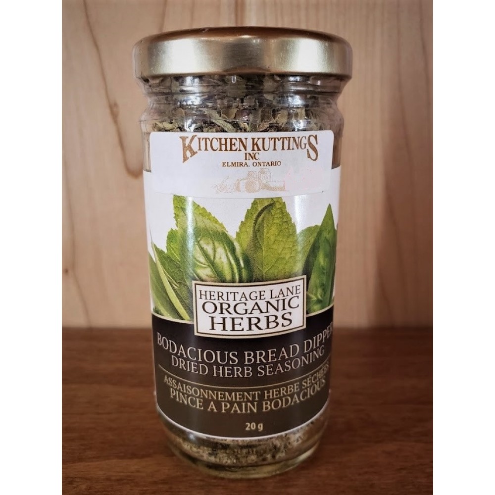 Organic Bodacious Bread Dipper Dried Herb Seasoning