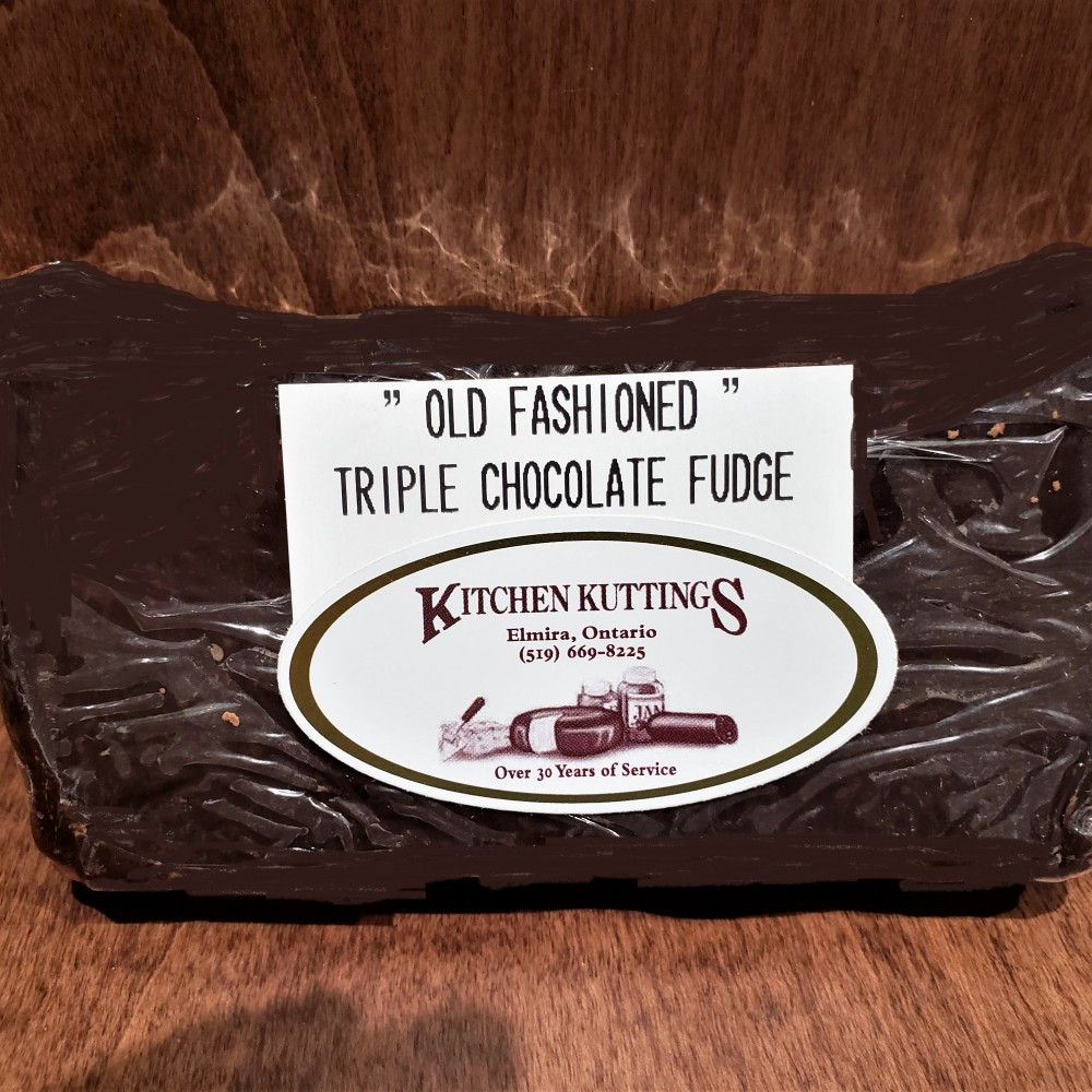 Old Fashioned Triple Chocolate Fudge